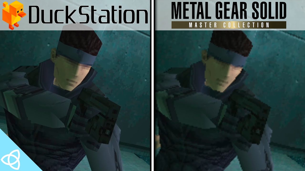 Metal Gear Solid Master Collection Vs Duckstation Emulator Side By metal-gear-solid-master-collection-vs-duckstation-emulator-side-by