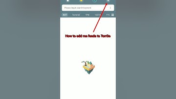 Adding RSS feeds to TorrSe App