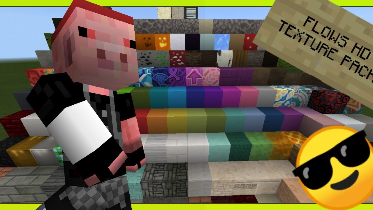 FLOWS HD TEXTURE PACK PARA MINECRAFT 1.14 - YouTube