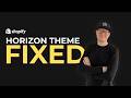 Shopify Horizon Theme Fix: Responsive Image/Text Layout
