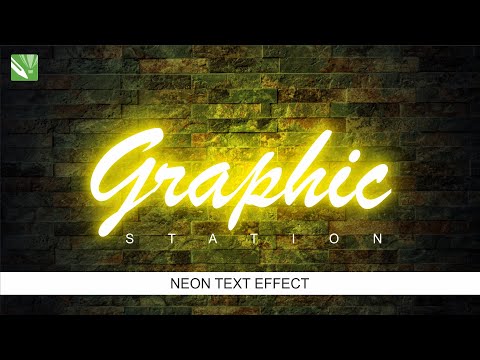 How To Make A NEON TEXT EFFECT In CorelDRAW