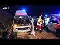 17.10.2019 - VN24 - 84j. Patientin stirbt nach Unfall mit Krankenwagen auf A2