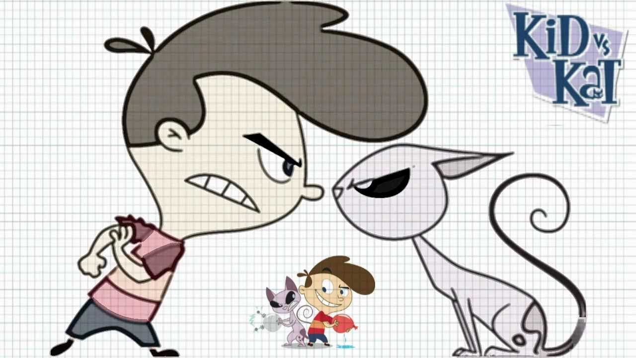 Нарисовать картун кэта