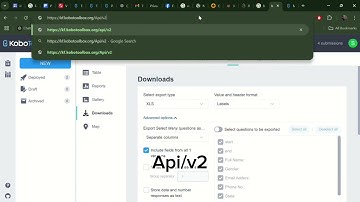 Connecting Kobo Toolbox with Excel