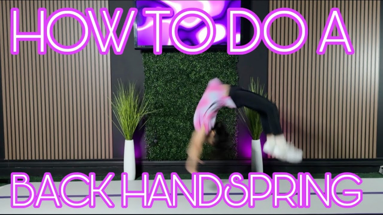 How to do a BACK HANDSPRING!! - Kids - YouTube