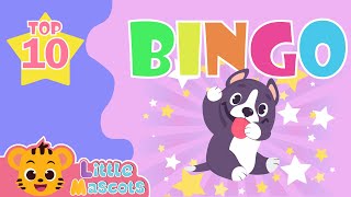 Bingo Song + Colors Of The Rainbow + more Little Mascots Nursery Rhymes & Kids Songs