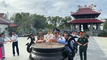 Đoàn công tác Vùng Cảnh sát biển 3 tưởng niệm các anh hùng liệt sĩ và thăm tặng quà tại Côn Đảo