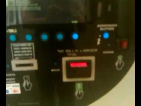 (No audio/cellphone video) Amano Pay Station parking payment machine