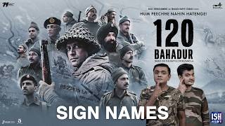 120 Bahadur In Isl Character Sign Names You Should Know In Theatres 9Th August Ish News