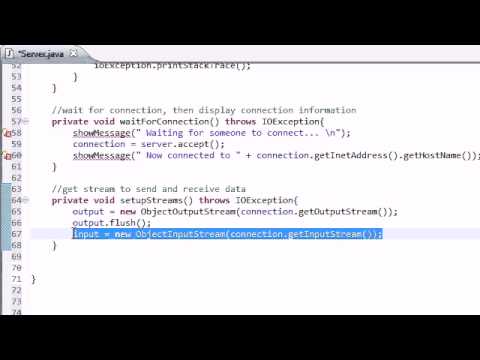 Intermediate Java Tutorial 42 Setting Up the Streams - YouTube