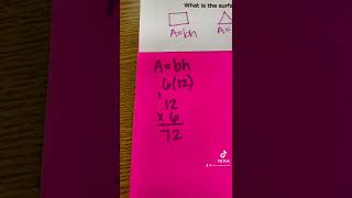 Surface Area using Nets