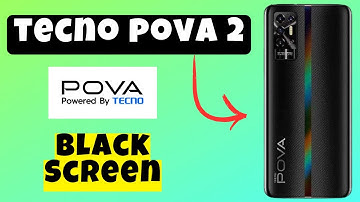 Black Screen Tecno Pova 2 || How to solve black screen problem || Black Screen issue