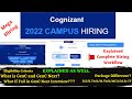 😍😍Great News. Cognizant 2022 Campus Hiring| GenC and GenC Next| Hiring Workflow Explained| |6.75 LPA