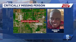 Milwaukee police searching for critically missing 21-year-old Marquis J. Sims