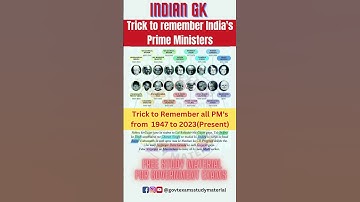 👉Trick to Remember India’s PM form 1947 to 2023 🤩 #tricks #indiagk #ytshorts #shorts #primeminister