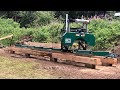 Milling Lumber for Homemade Sawmill Shed