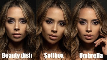 Beauty dish vs Softbox vs Umbrella | Light Modifiers Compared!