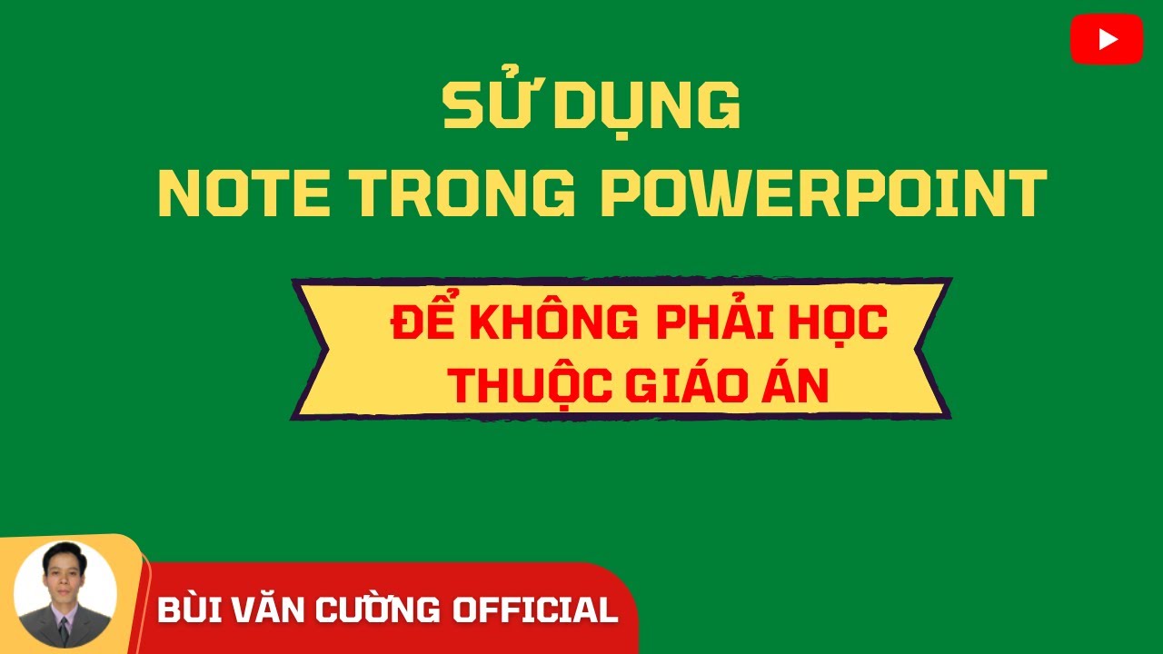 Sử dụng tính năng Note trong Powerpoint | cách trình chiếu powerpoint ...