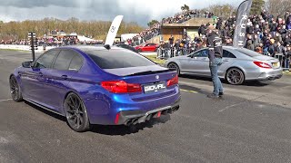 750HP BMW M5 F90 Stage 2 vs 700HP Mercedes-Benz CLS 63 S AMG