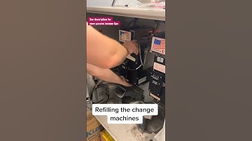 Refilling The Change Machines In My Laundromat | Passive Income Ideas 2021 #shorts