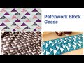 Easy quilting block geese for beginners patchwork quilt pattern patchwork design