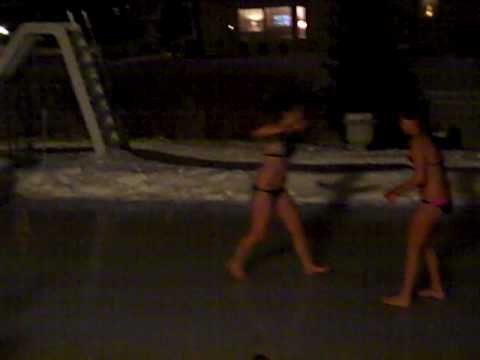 Bikini Ice Skating 5