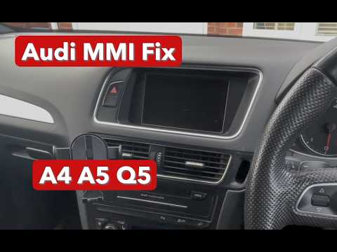 Audi MMI problem, not powering on, diagnosis and fix for the A4, A5, Q5