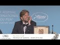 TRIANGLE OF SADNESS - PALME D'OR - CONFERENCE DE PRESSE - VF