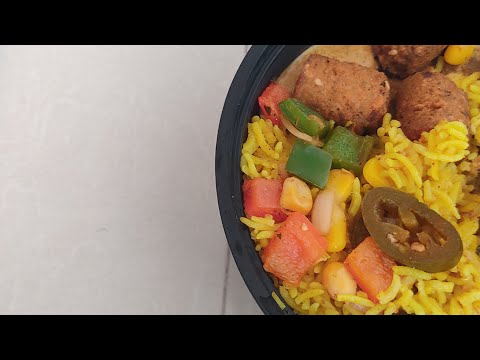 The good bowl | Mughlai falafel rice bowl | food in a bowl | surat | good taste and packaging