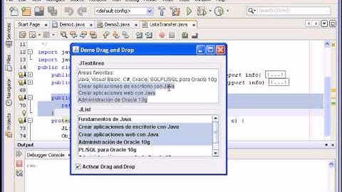 Arrastrar y soltar con Java - Parte 4/4.