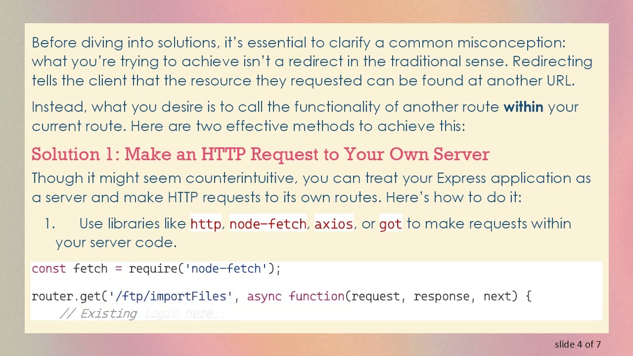 Mastering Express.js: How to Redirect Between Routers Efficiently