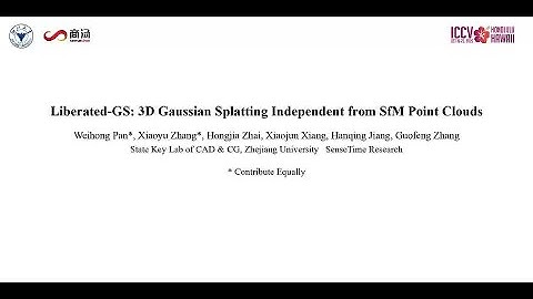 ICCV2025: Liberated-GS: 3D Gaussian Splatting Independent from SfM Point Clouds