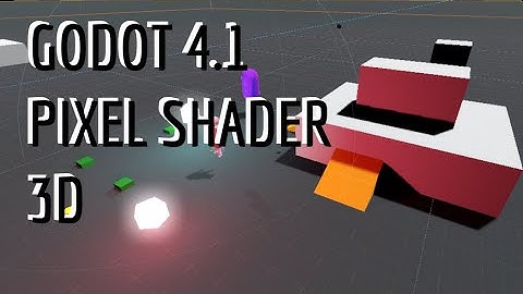 Godot 3D Pixel Shader