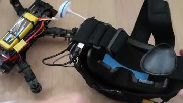 Quanum V2 googles FPV setup and test