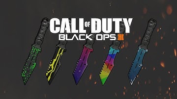 Call Of Duty Black Ops 3 - Custom Knifes Camos