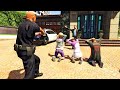 ماذا لو إعتقلتم عائلة مايكل في لعبة جي تي أي 5 (مود الشرطة) | GTA V Police Mod