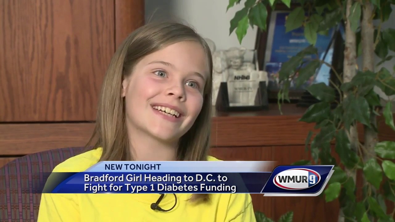 Bradford girl heading to Washington to fight for Type 1 diabetes