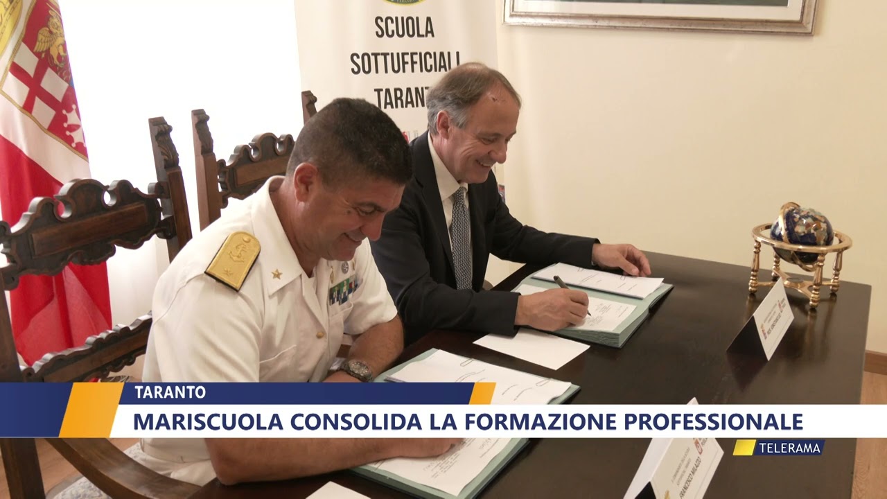 Taranto  Mariscuola consolida la formazione professionale di Nicla Pastore