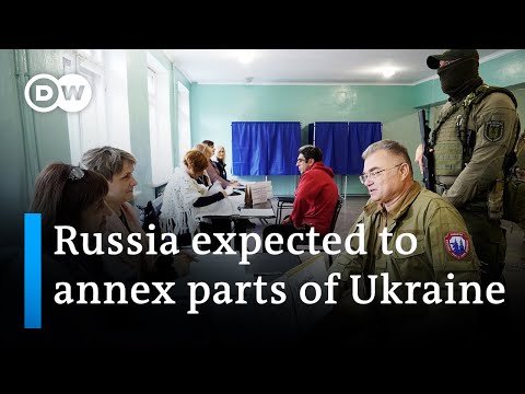 Last day of annexation 'vote' in occupied ukraine | dw news