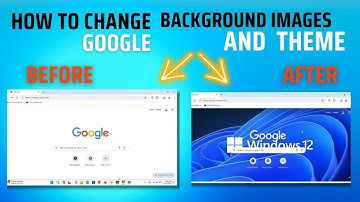 How To Change The Google Chrome Background Image & Color Theme - Easy!! How To Change Chrome Theme