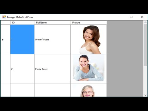 C# Tutorial - Display Images in DataGridView | FoxLearn