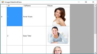 C# Tutorial  Display Images in DataGridView | FoxLearn