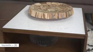 Belham Living Campbell Mid Century Modern Lift Top Marble Coffee Table - Product Review Video