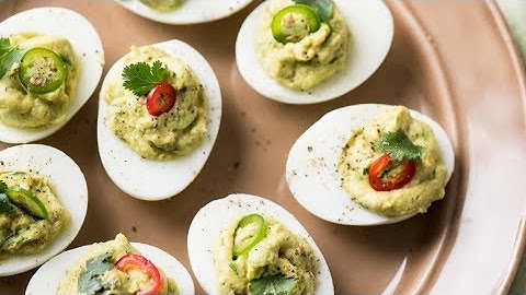 Guacamole Deviled Eggs - Devilishly Good!