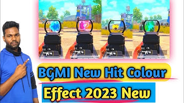 How To Change Hit Colour Effect IN BGMI 2023 Hindi | Pubg Me Damage Colour Effect Kaise Change  2023