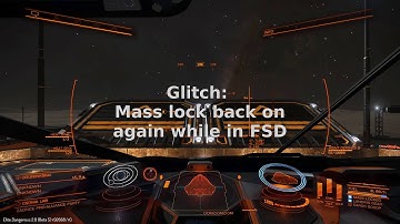Elite Dangerous:  2.0 Beta 5 Glitch: Masslock