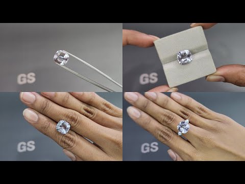 Espinela de talla cojín de 6,31 quilates, Birmania Video  № 1