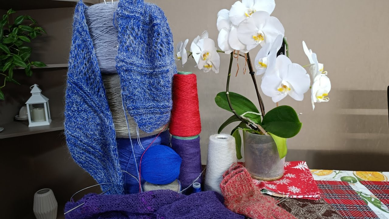Вязальный влог. Готовая работа, продвижения, новая пряжа.