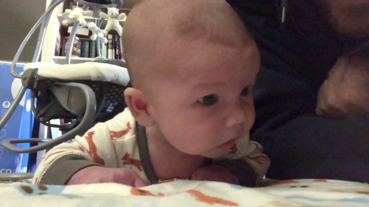 Tummy time, grunts and toots YouTube