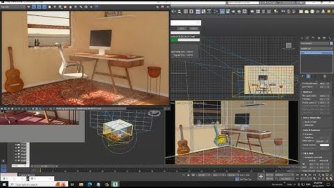 3DsMax Tutorials, Learn Lighting a Stylish Furniture from Scratch in 3dsmax ( Part 11)